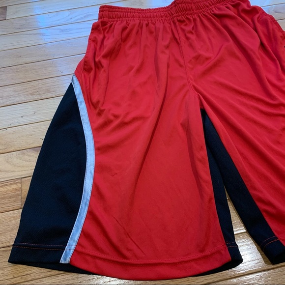 And1 Shorts And Unlimited Black And Red Basketball Shorts Poshmark